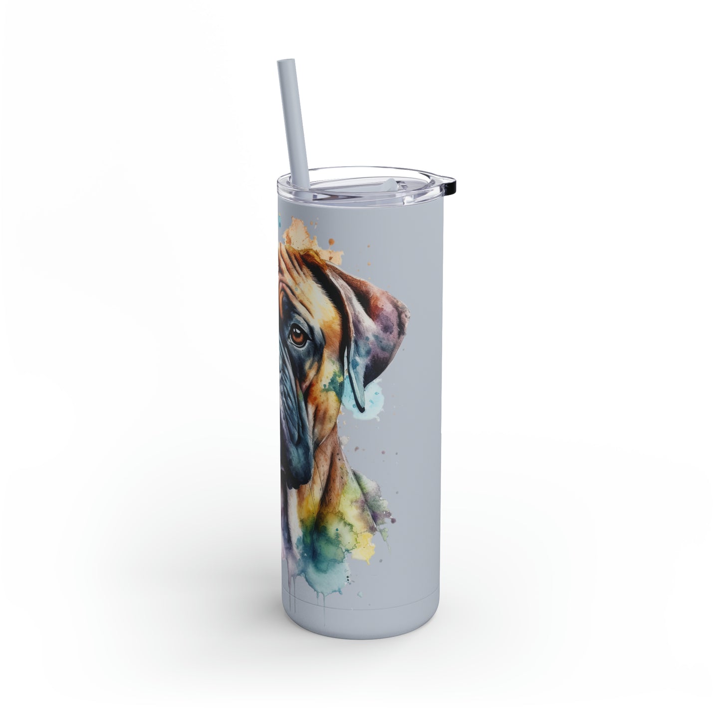 Bullmastiff 1 Maars Maker Skinny Matte Tumbler, 20oz