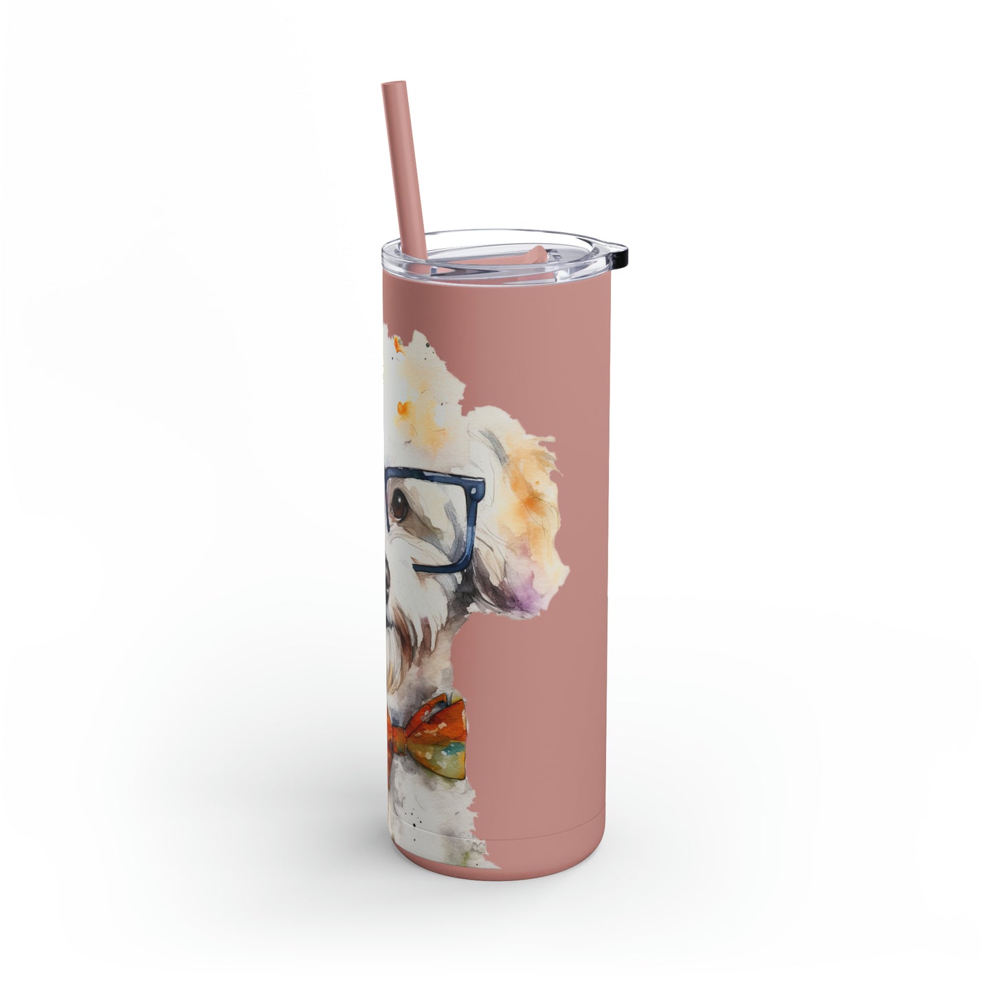 Bichon Frise 4 Maars Maker Skinny Matte Tumbler, 20oz