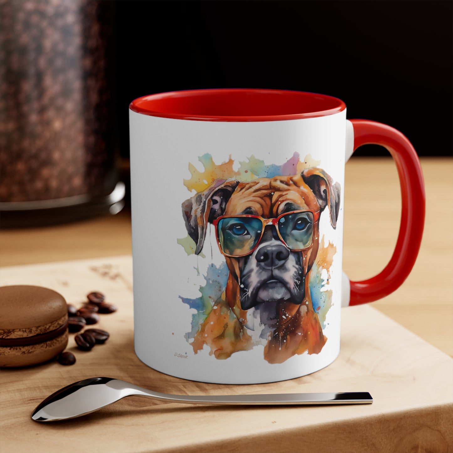 Boxer 4 Accent Mugs