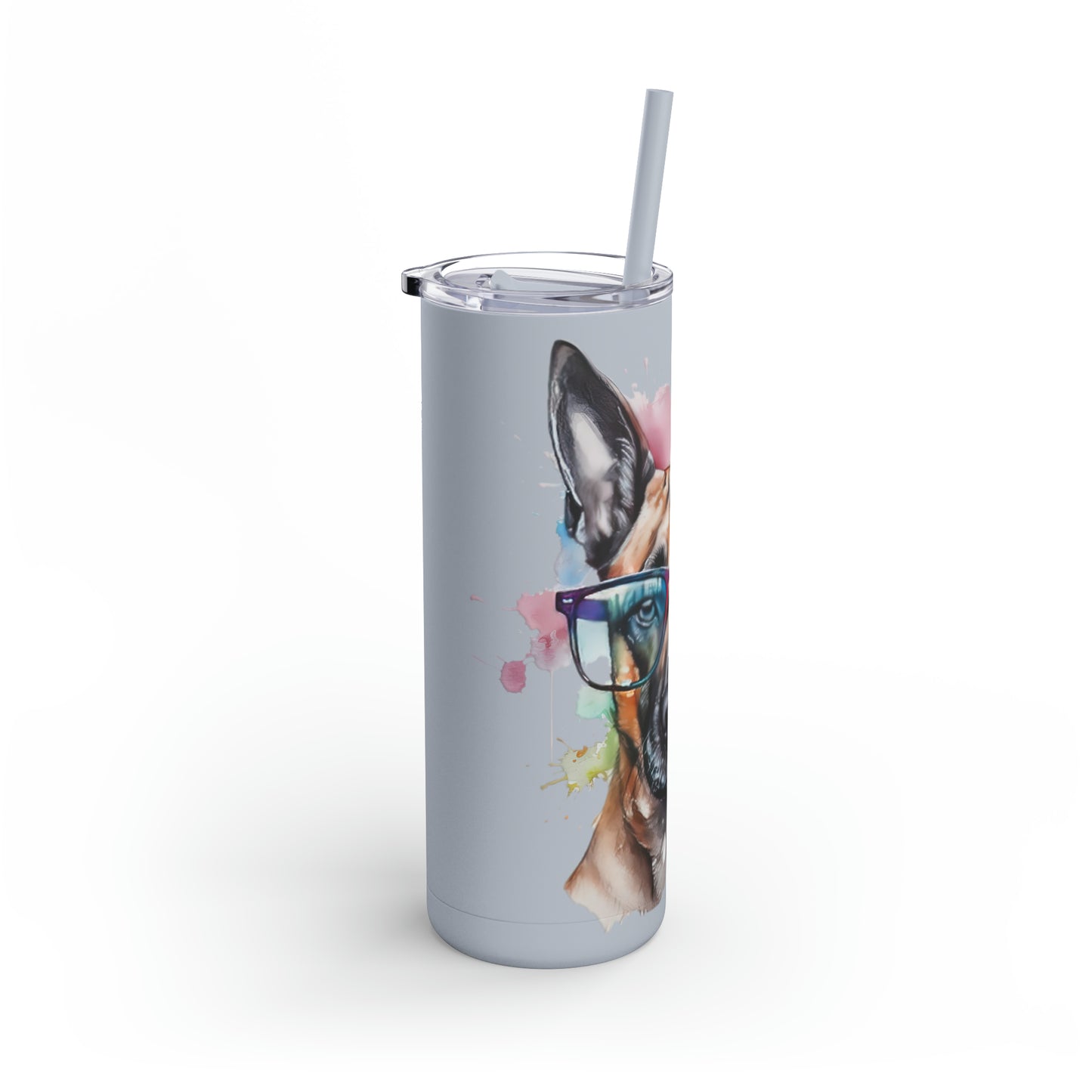 Belgium Malinois 5 Maars Maker Skinny Matte Tumbler, 20oz