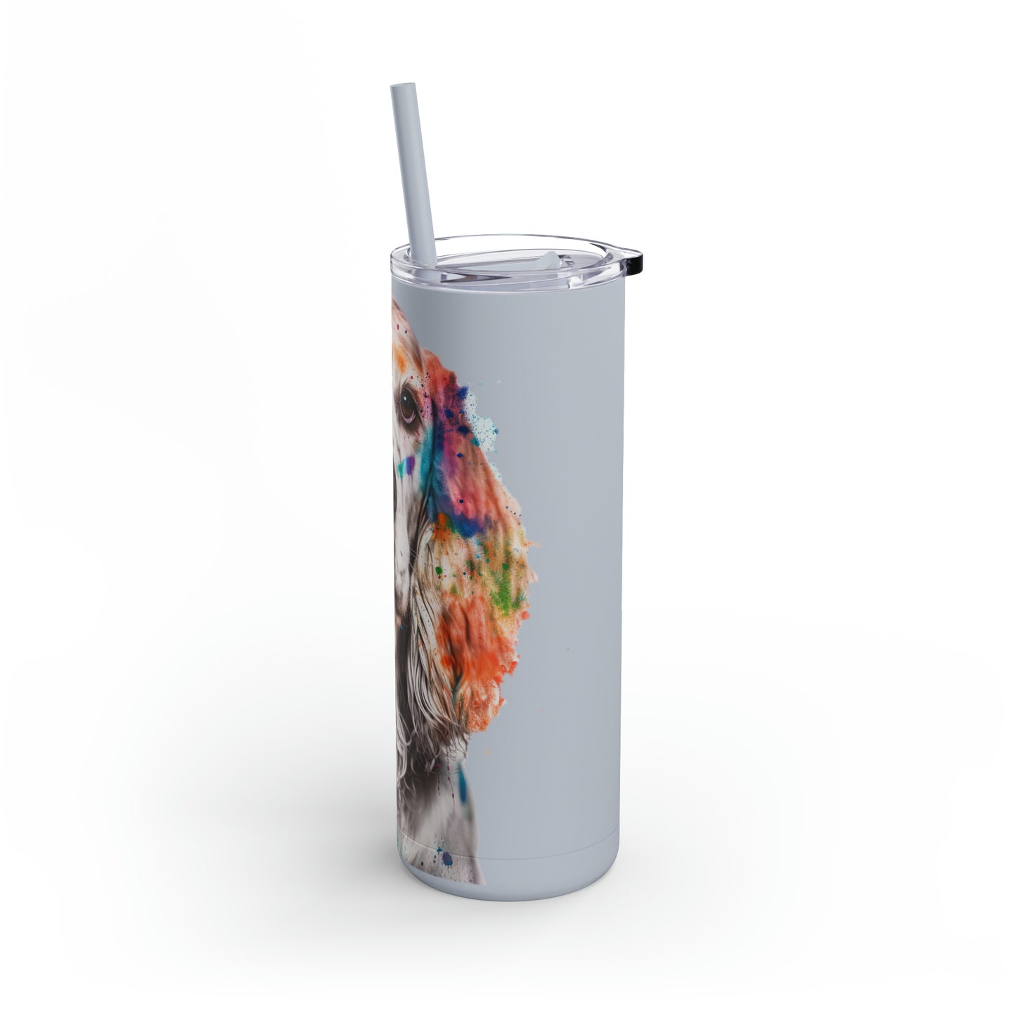 English Cocker Spaniel 3 Maars Maker Skinny Matte Tumbler, 20oz