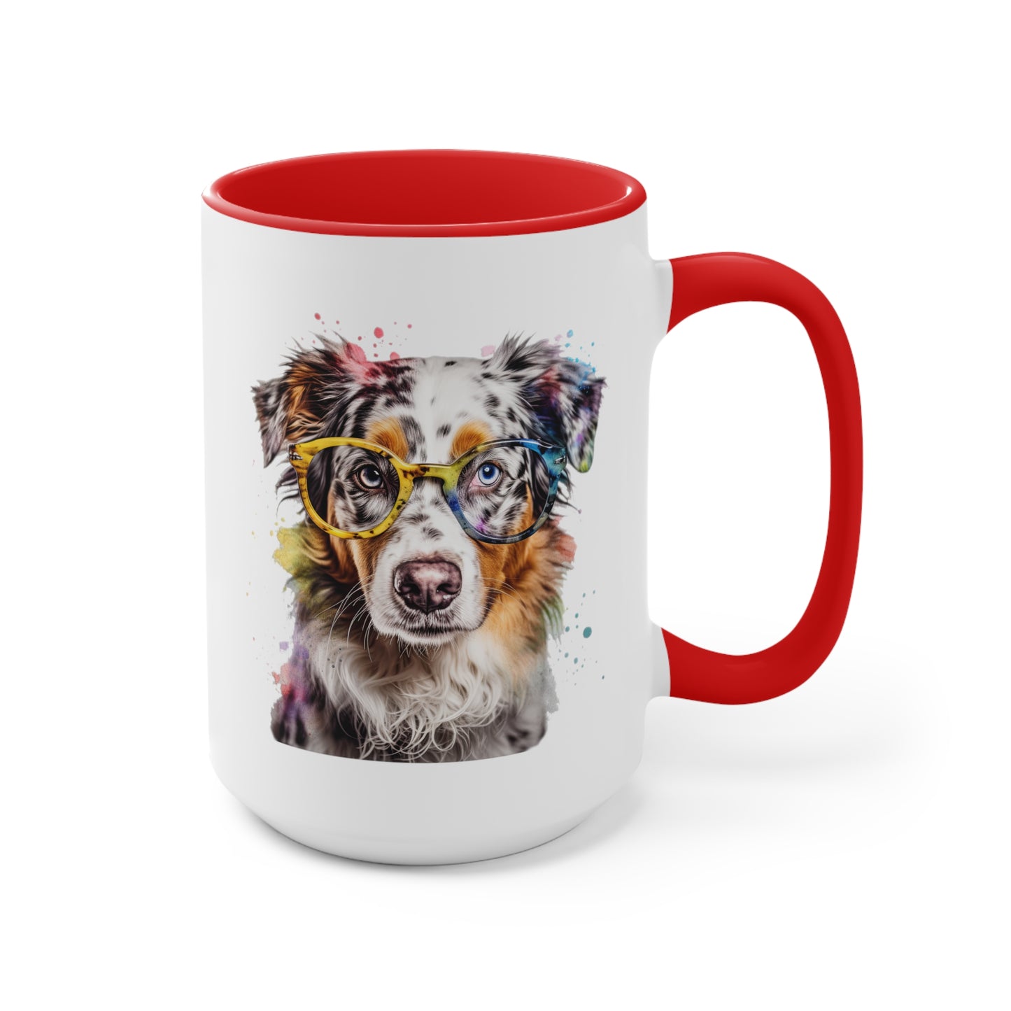 Australian Shepherd 4 Accent Mugs