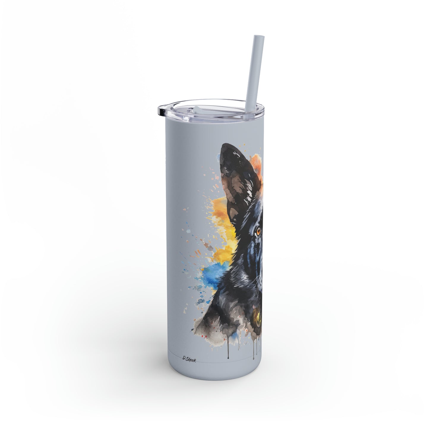 German Sheppard 21 Maars Maker Skinny Matte Tumbler, 20oz