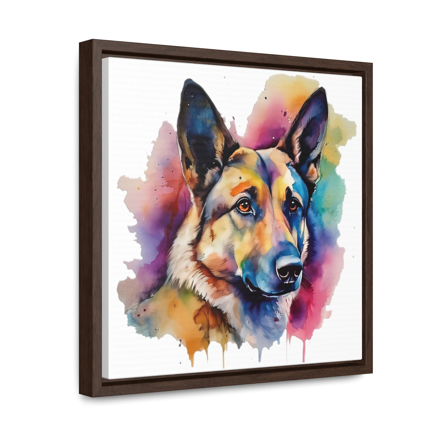 German Sheppard 3B Gallery Canvas Wraps, Square Frame