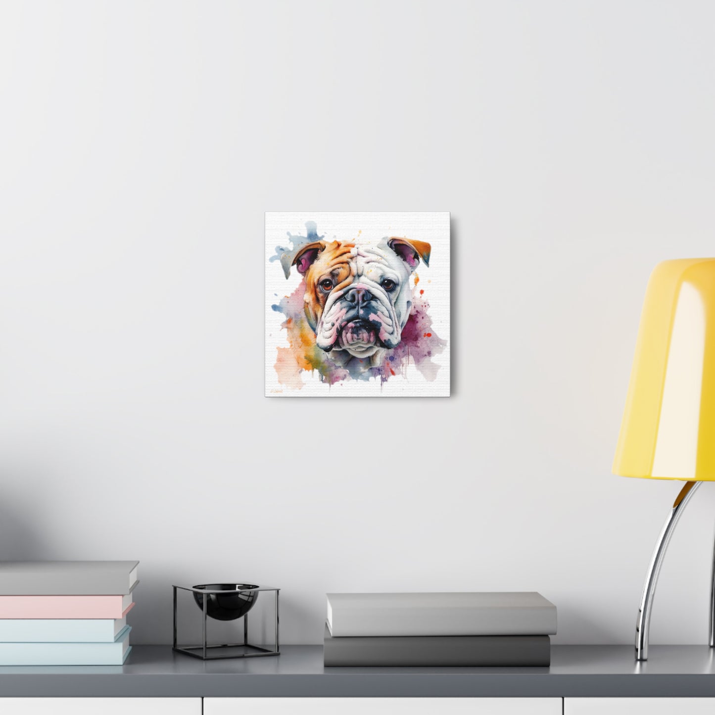 bulldog 1 Canvas Gallery Wraps