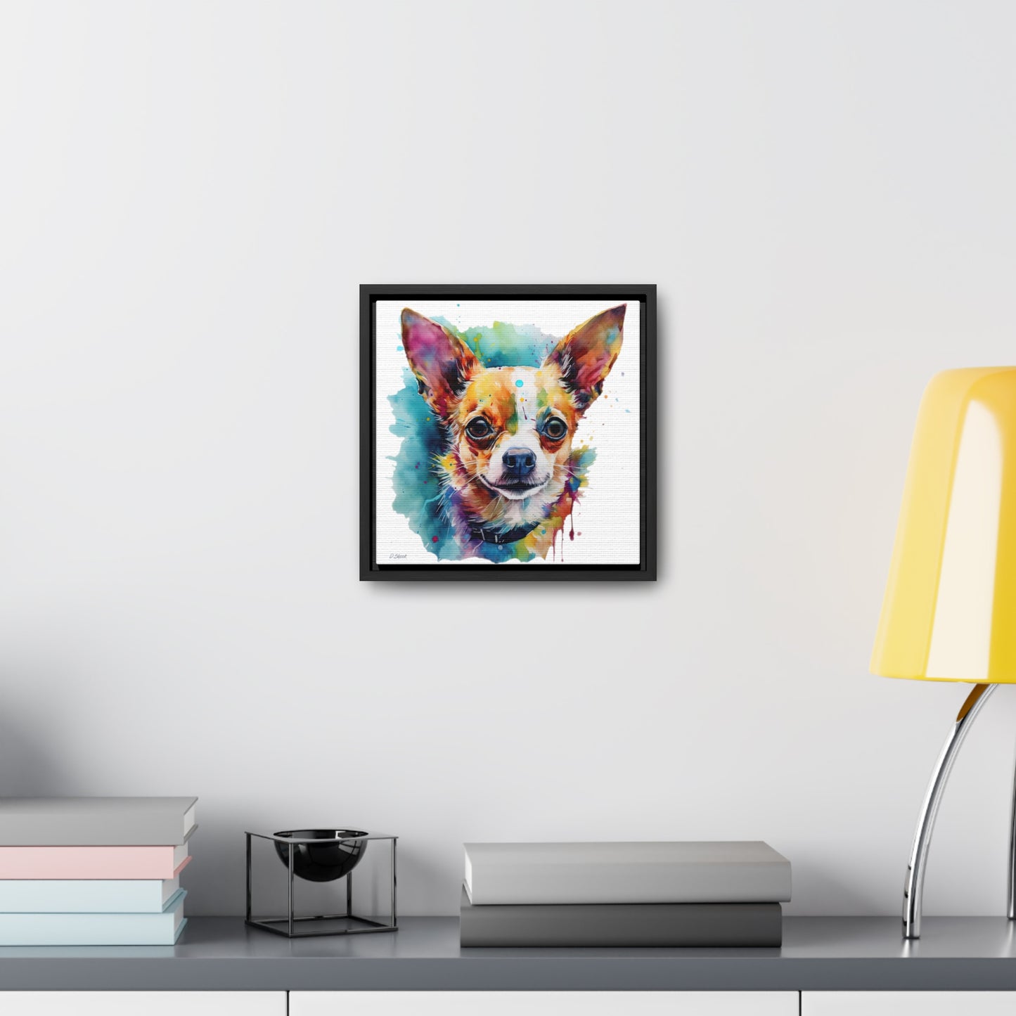 Chihuahua 1 Gallery Canvas Wraps, Square Frame