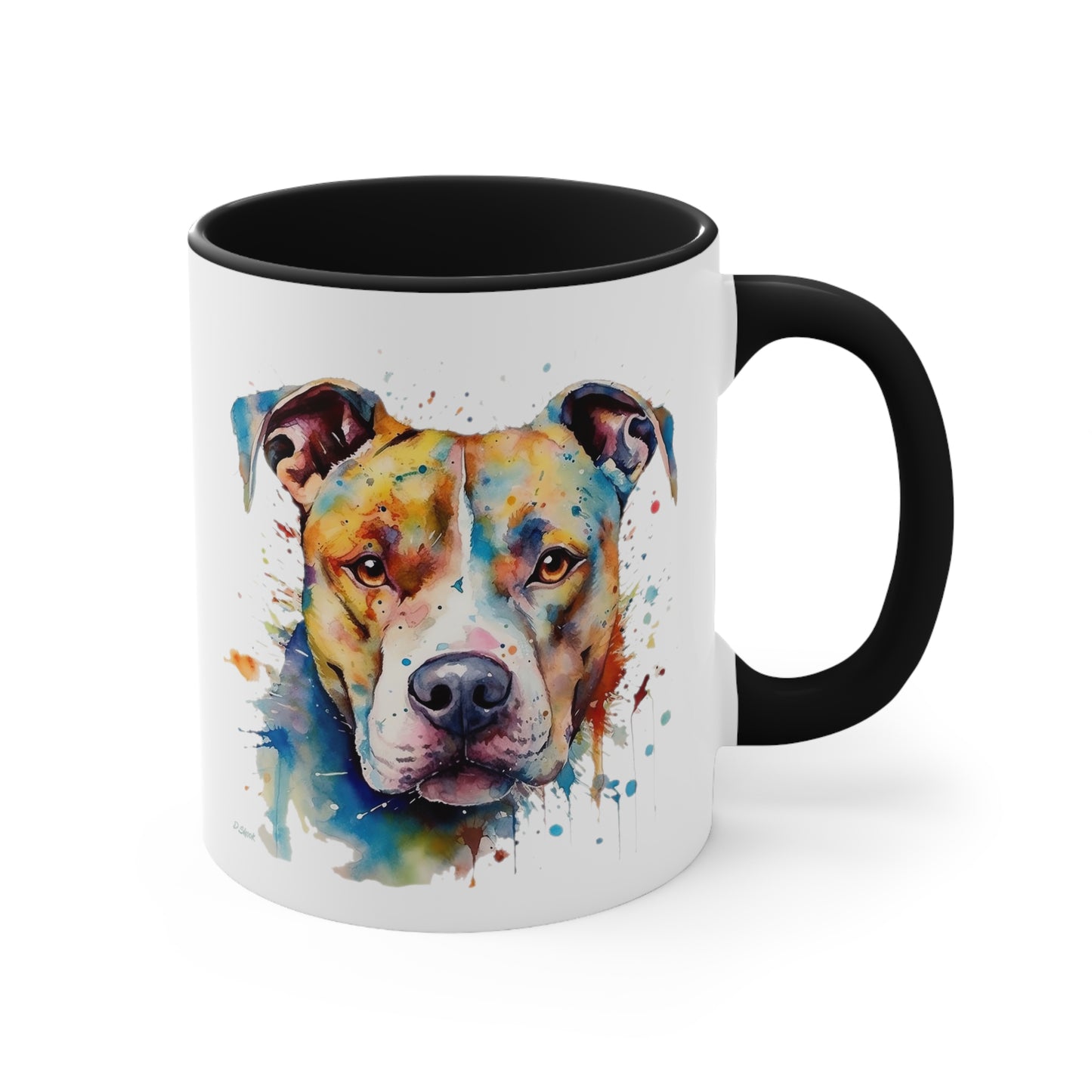 Pitbull 3 Accent Mugs