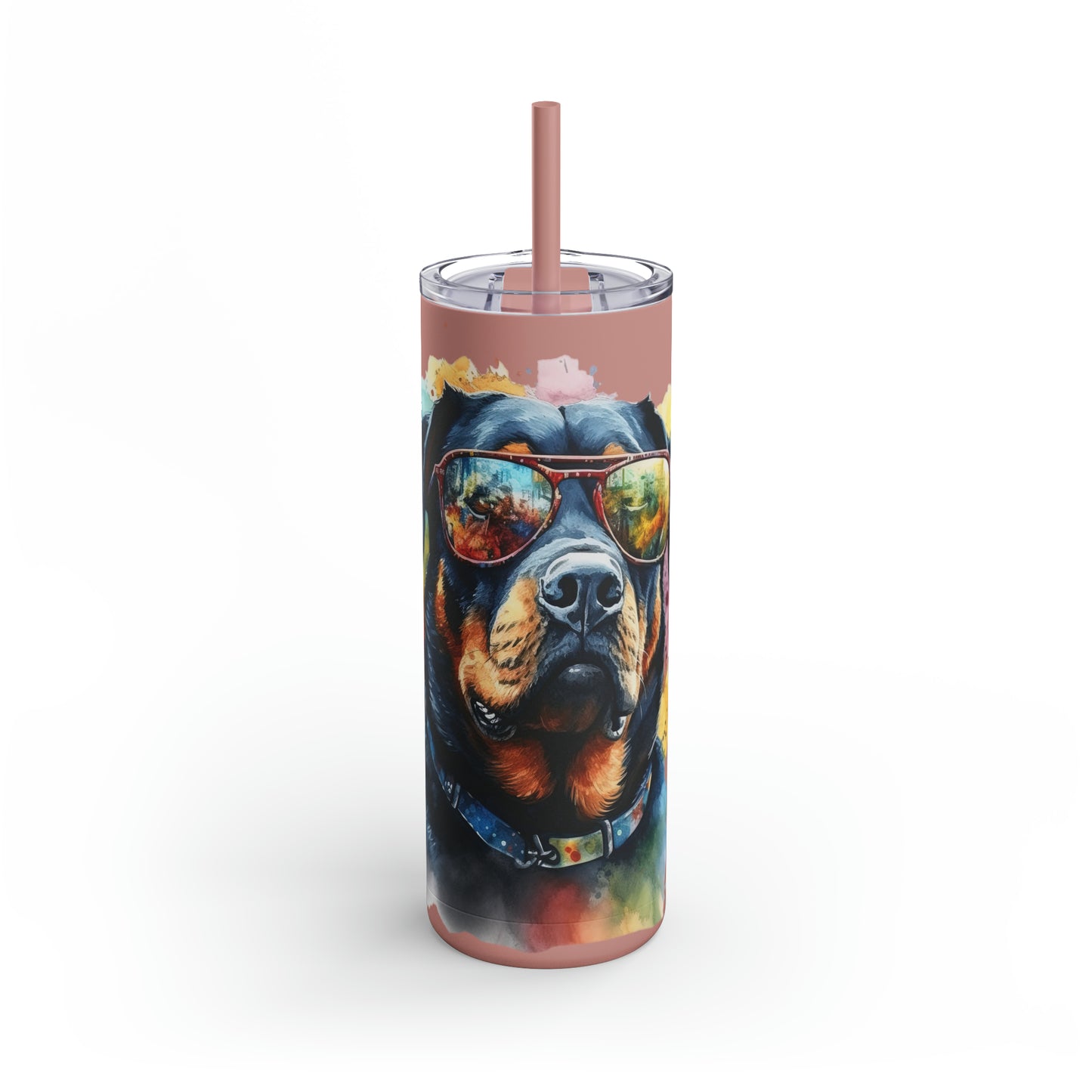 Rottweiler 6 Maars Maker Skinny Matte Tumbler, 20oz