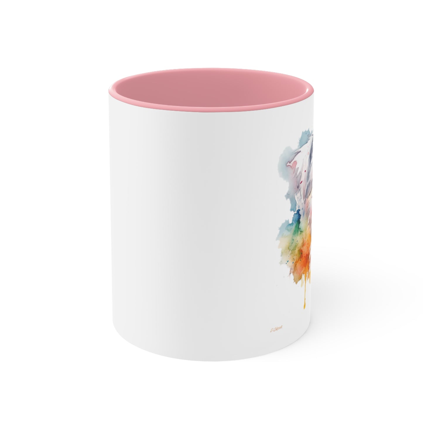 Maltese Dog 1 Accent Mugs