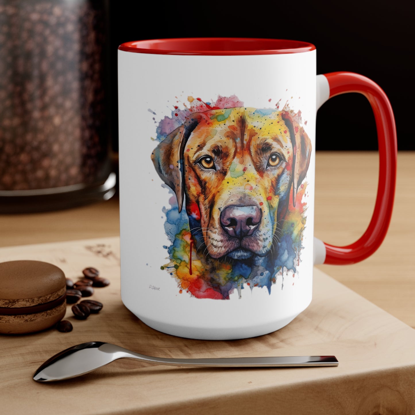 Labrador Retriever 2 Accent Mugs