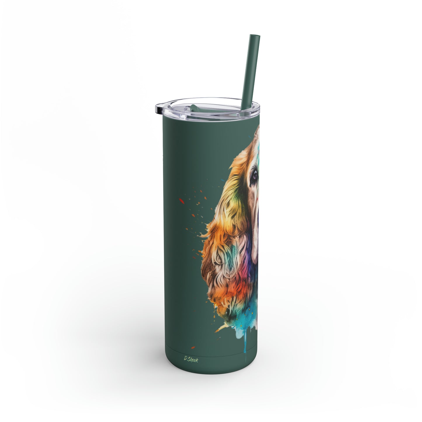 English Cocker Spaniel 2 Maars Maker Skinny Matte Tumbler, 20oz