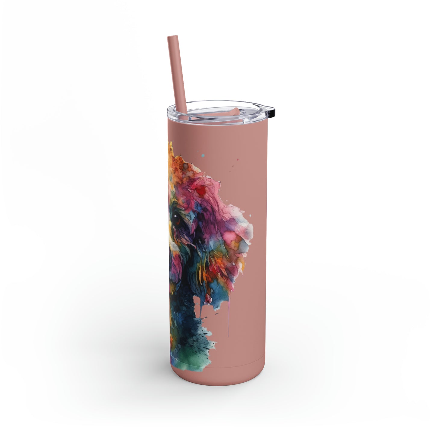 Poodle 2 Maars Maker Skinny Matte Tumbler, 20oz