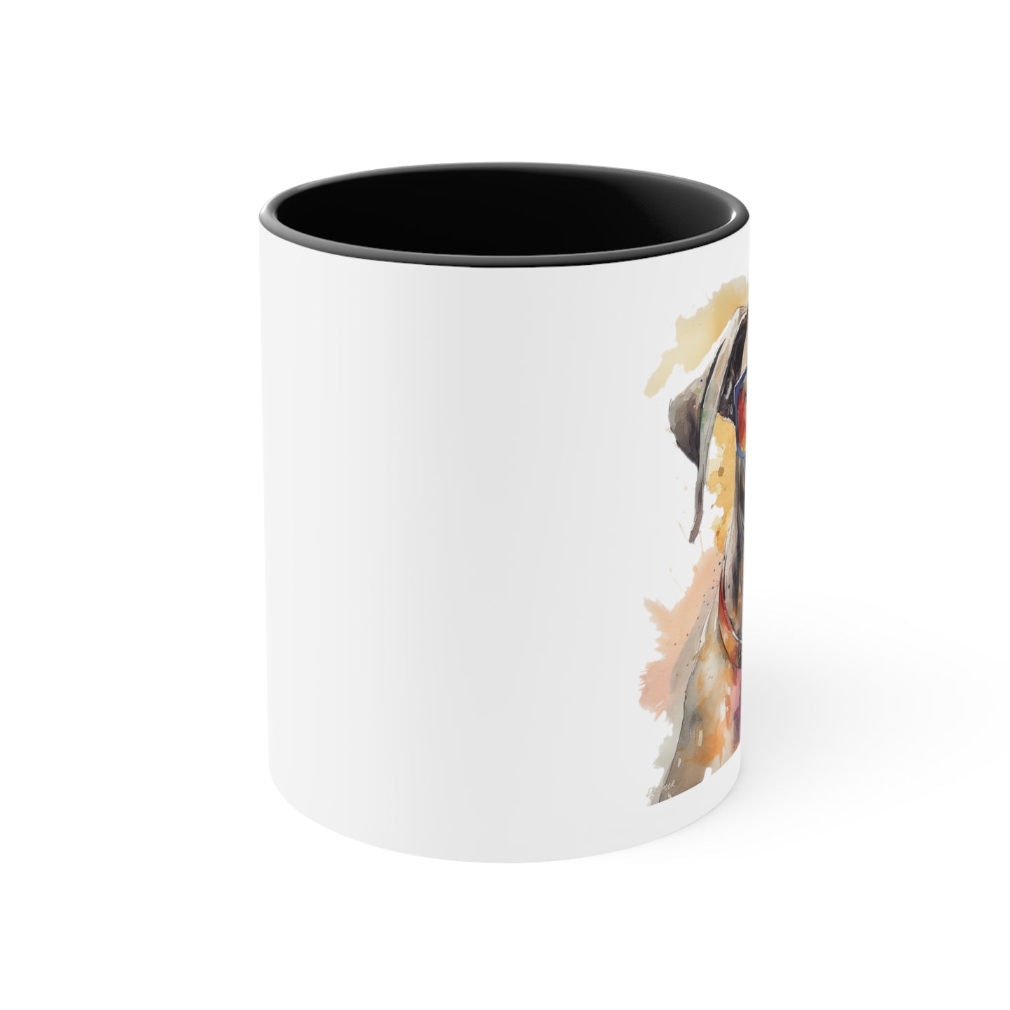 Great Dane 4 Accent Mugs