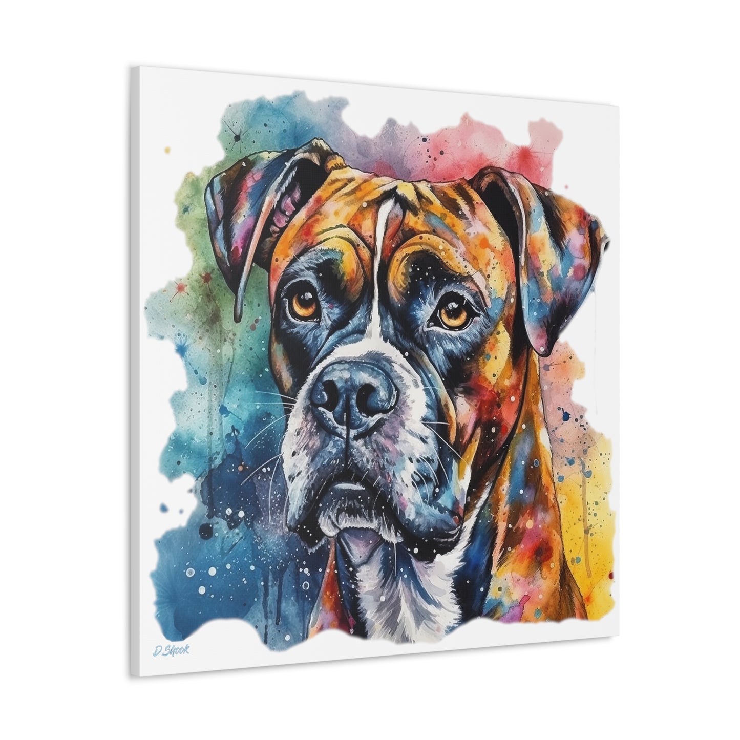 Boxer 3 Canvas Gallery Wraps