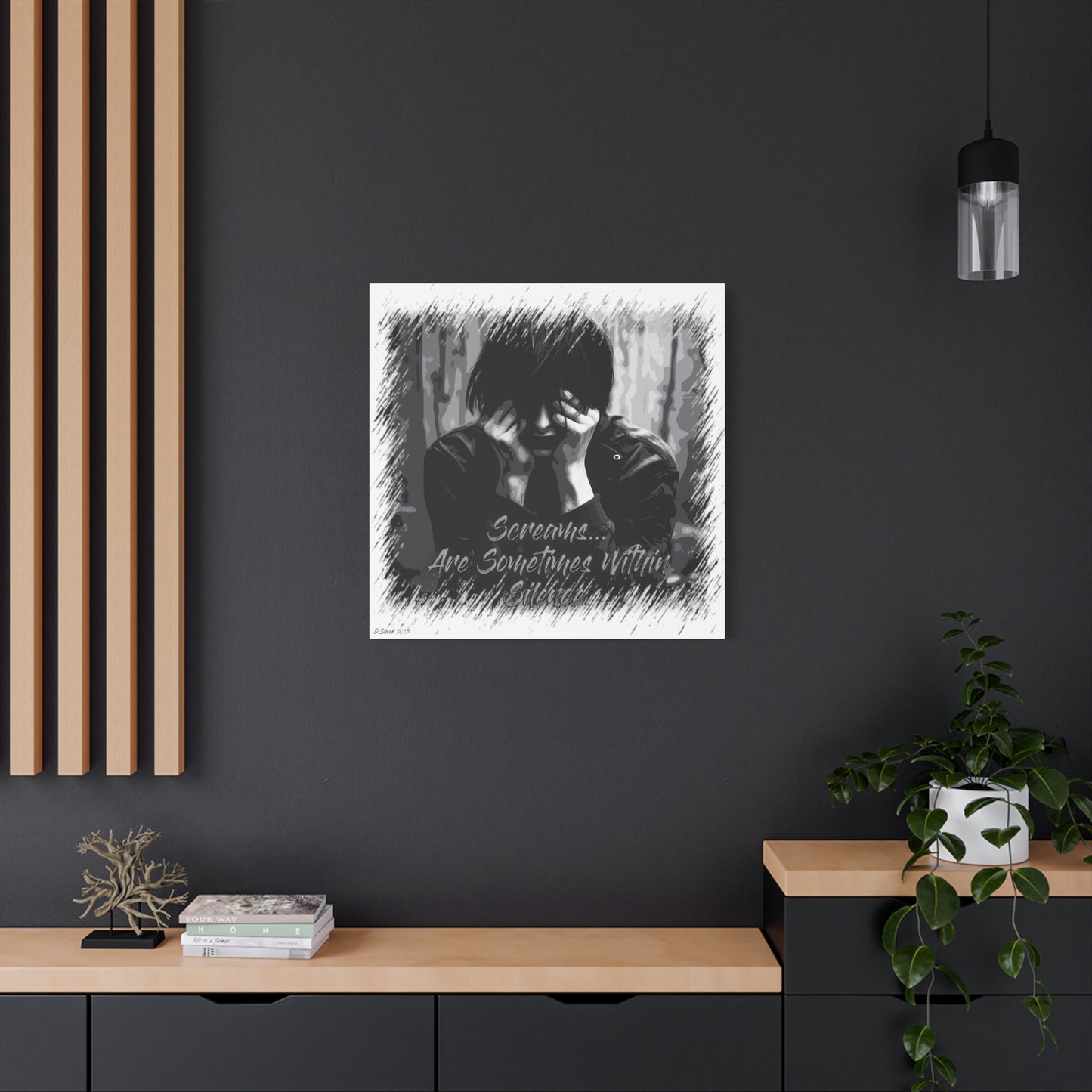 Screams: Matte Canvas, Stretched, 1.25"