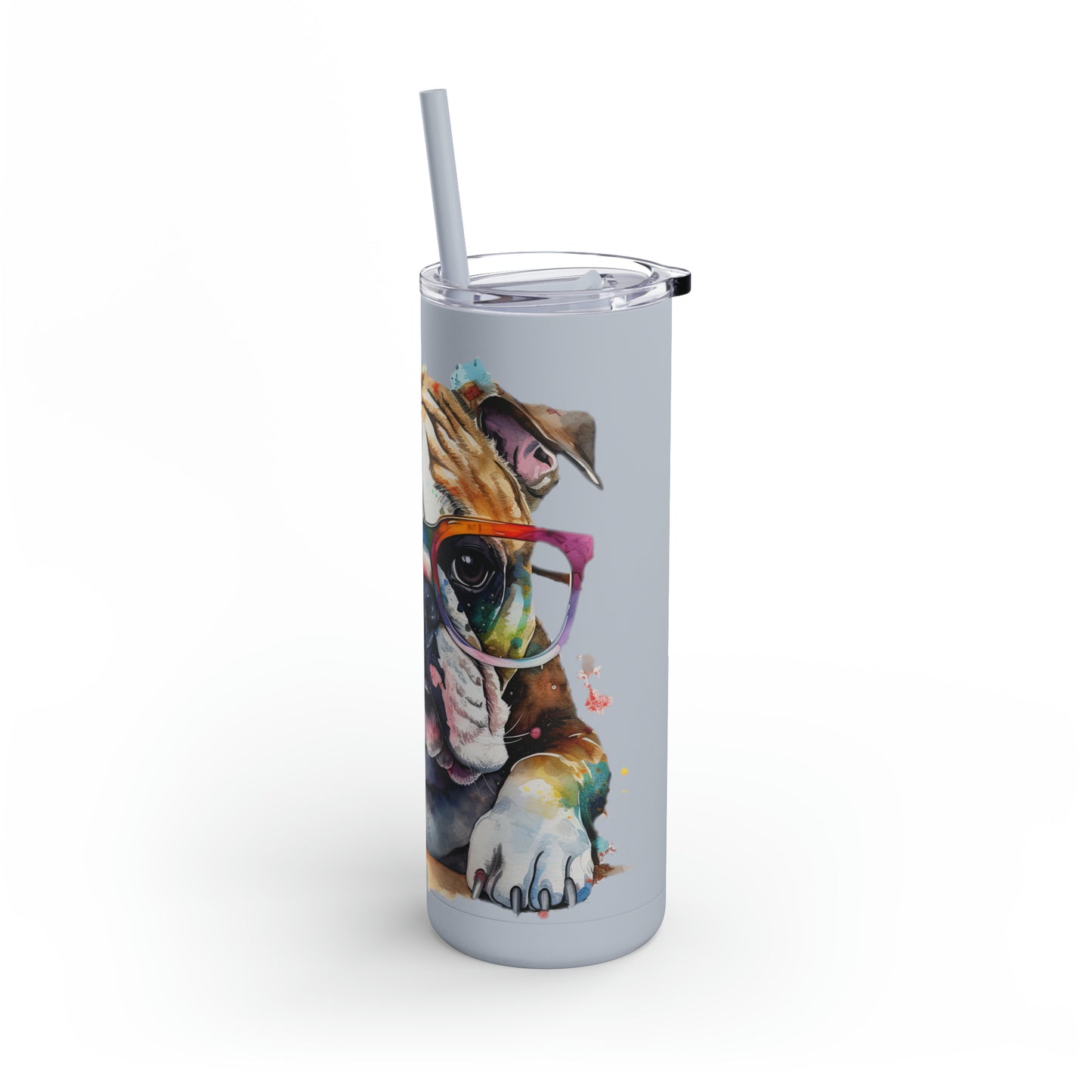 Bulldog 5 Maars Maker Skinny Matte Tumbler, 20oz