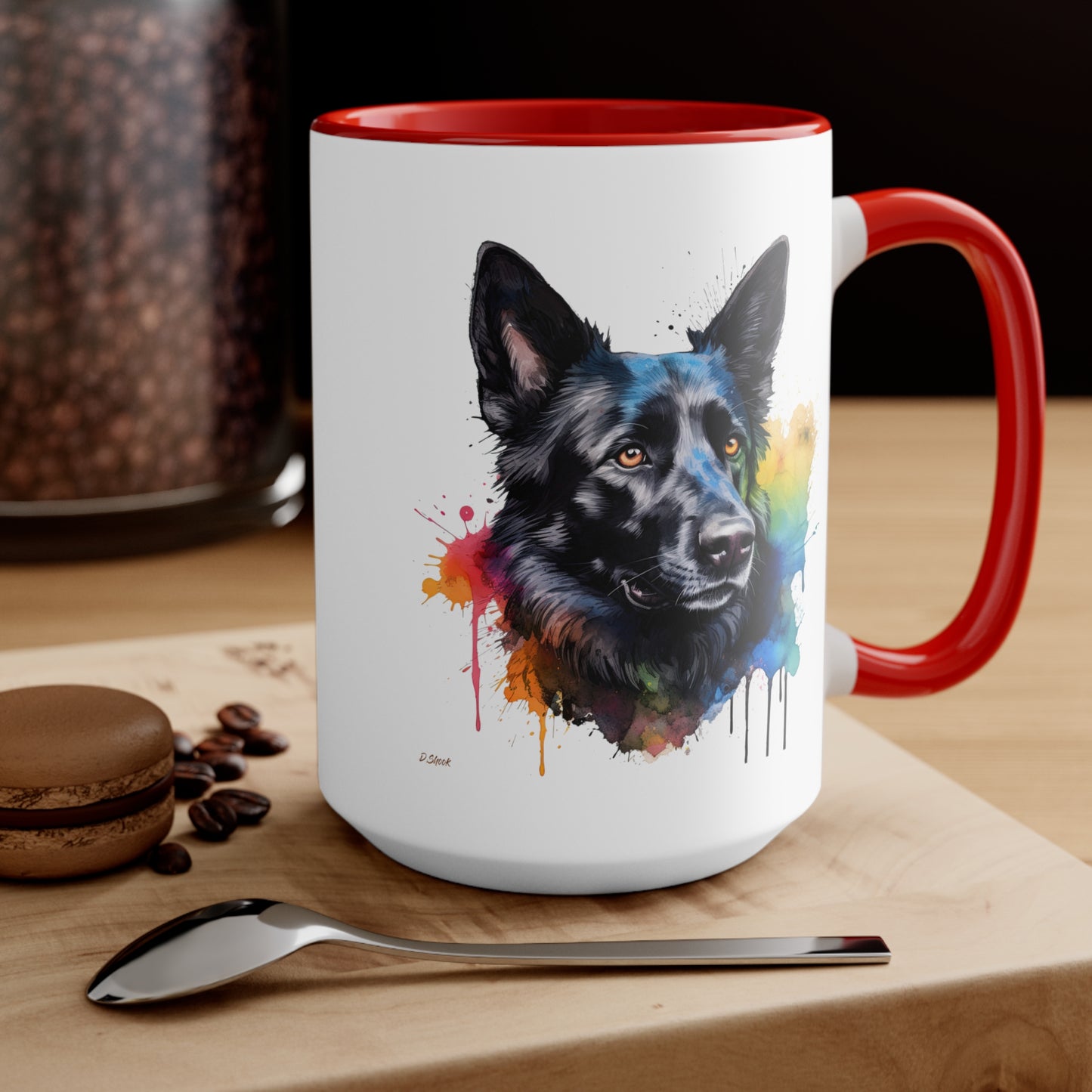 German Sheppard 22 Accent Mugs