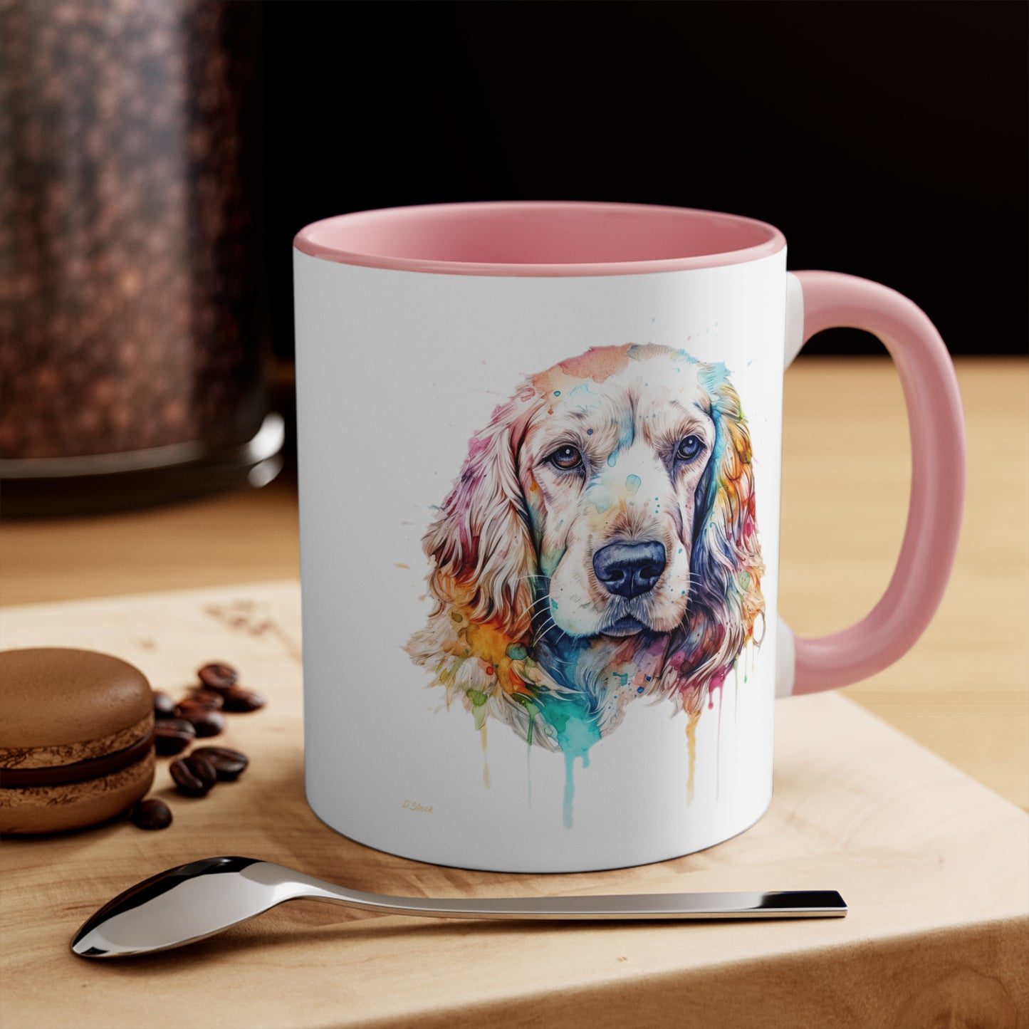 English Cocker Spaniel 1 Accent Mugs