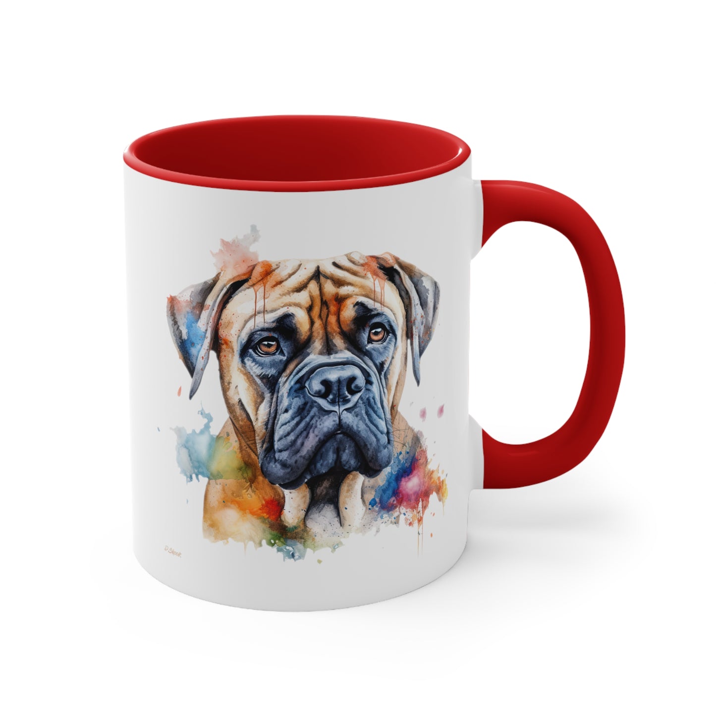 Bullmastiff 2 Accent Mugs