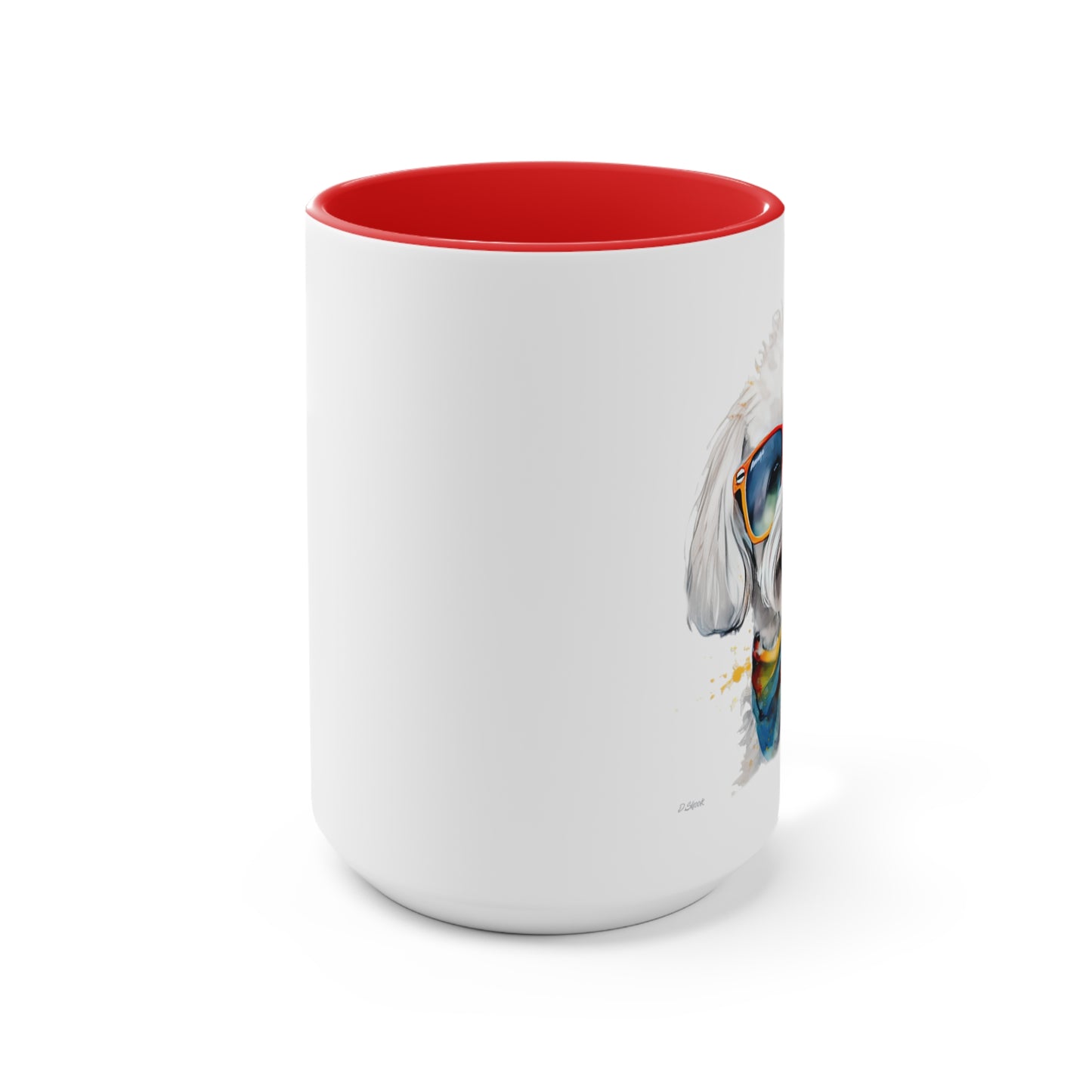 Bichon Frise 5 Accent Mugs