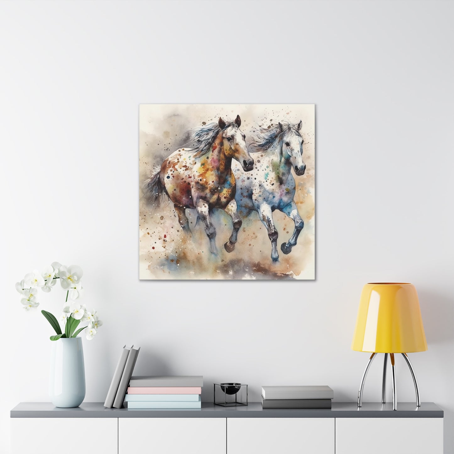 Wild Appaloosa Horses Canvas Gallery Wraps