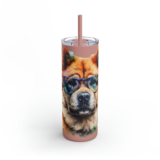 Chow Chow 5 Maars Maker Skinny Matte Tumbler, 20oz