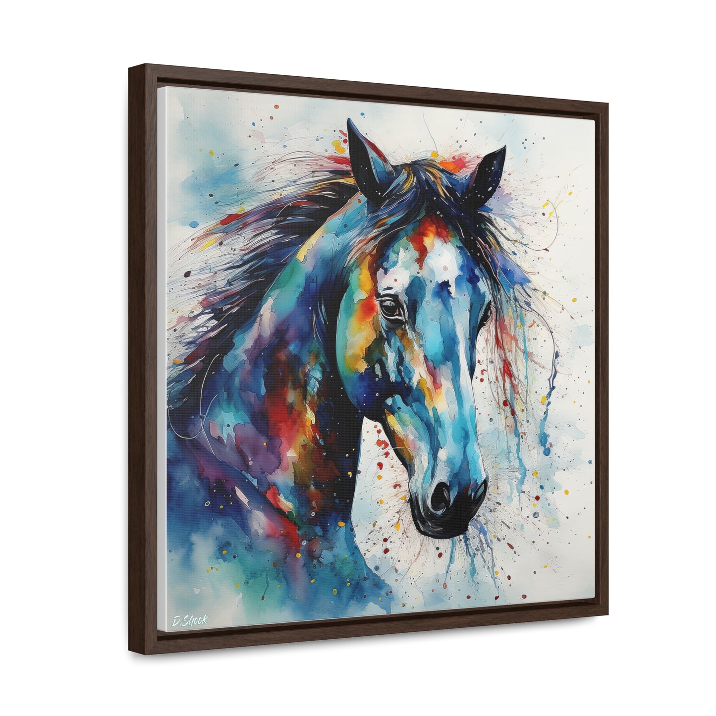 Wild Horse Gallery Canvas Wraps, Square Frame