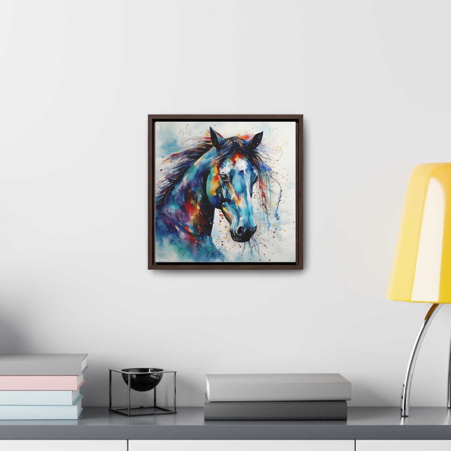 Wild Horse Gallery Canvas Wraps, Square Frame