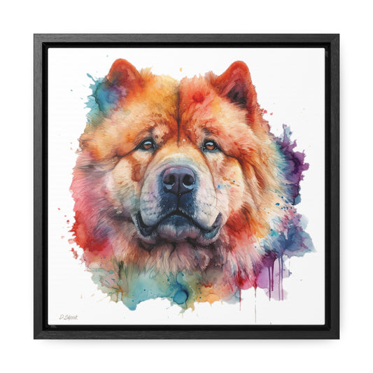 Chow Chow 2 Gallery Canvas Wraps, Square Frame