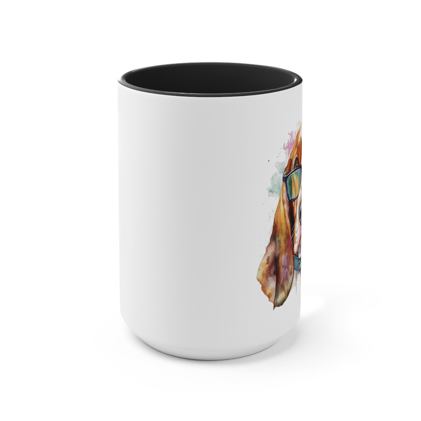 Basset Hound 6 Accent Mugs