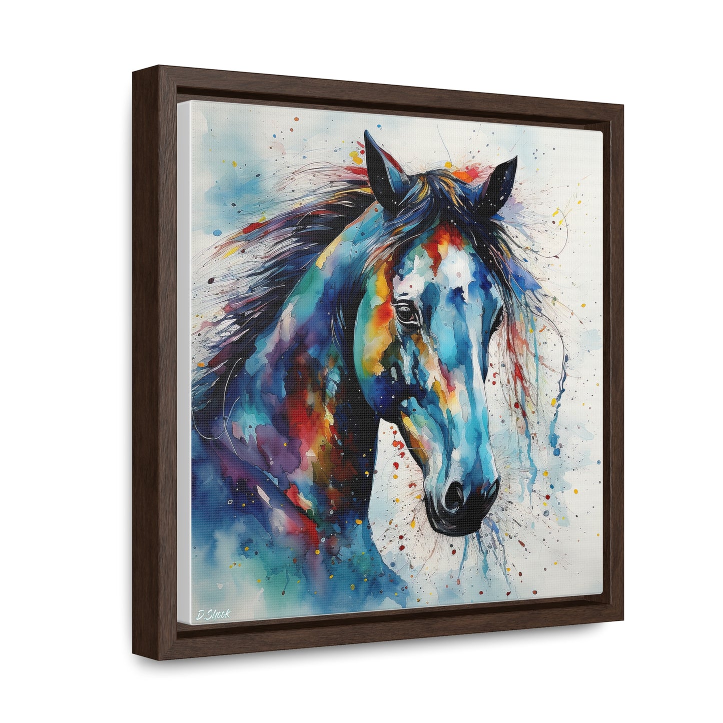 Wild Horse Gallery Canvas Wraps, Square Frame