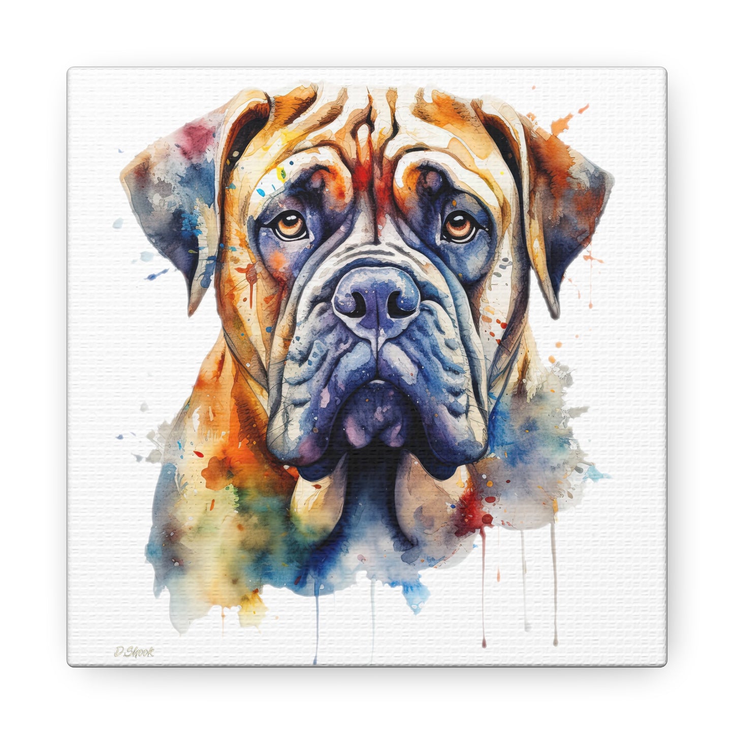 Bullmastiff 3 Canvas Gallery Wraps