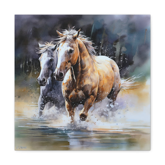 Horse Rescue 18 Canvas Gallery Wraps