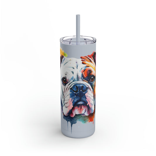 Bulldog 4 Maars Maker Skinny Matte Tumbler, 20oz