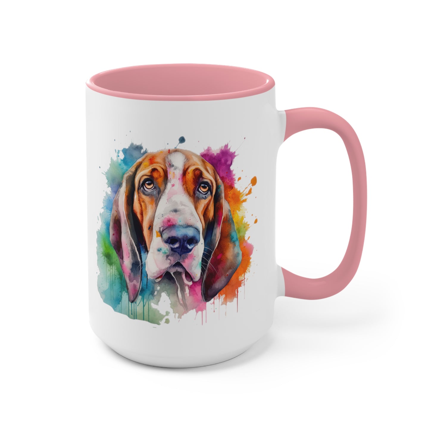 Basset Hound 3 Accent Mugs