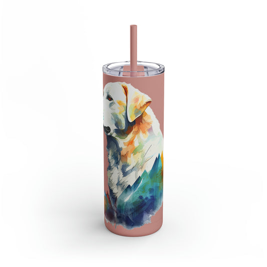 Greater Swiss Mountain Dog 5 Maars Maker Skinny Matte Tumbler, 20oz