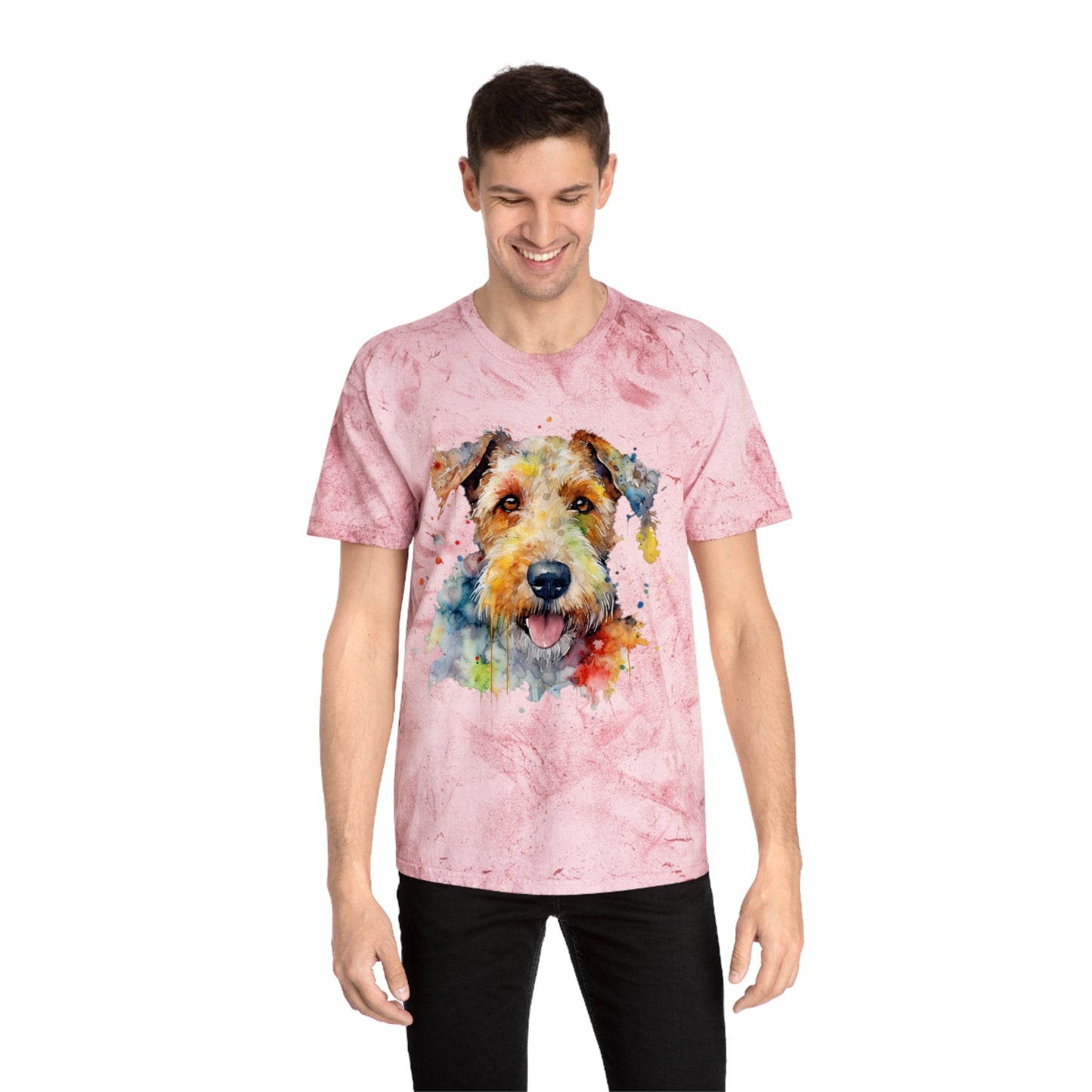 Airedale Terrier 1 Unisex Color Blast T-Shirt