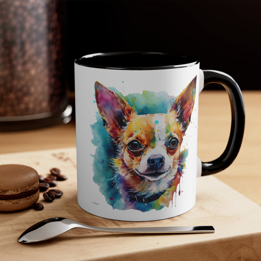 Chihuahua 1 Accent Mugs