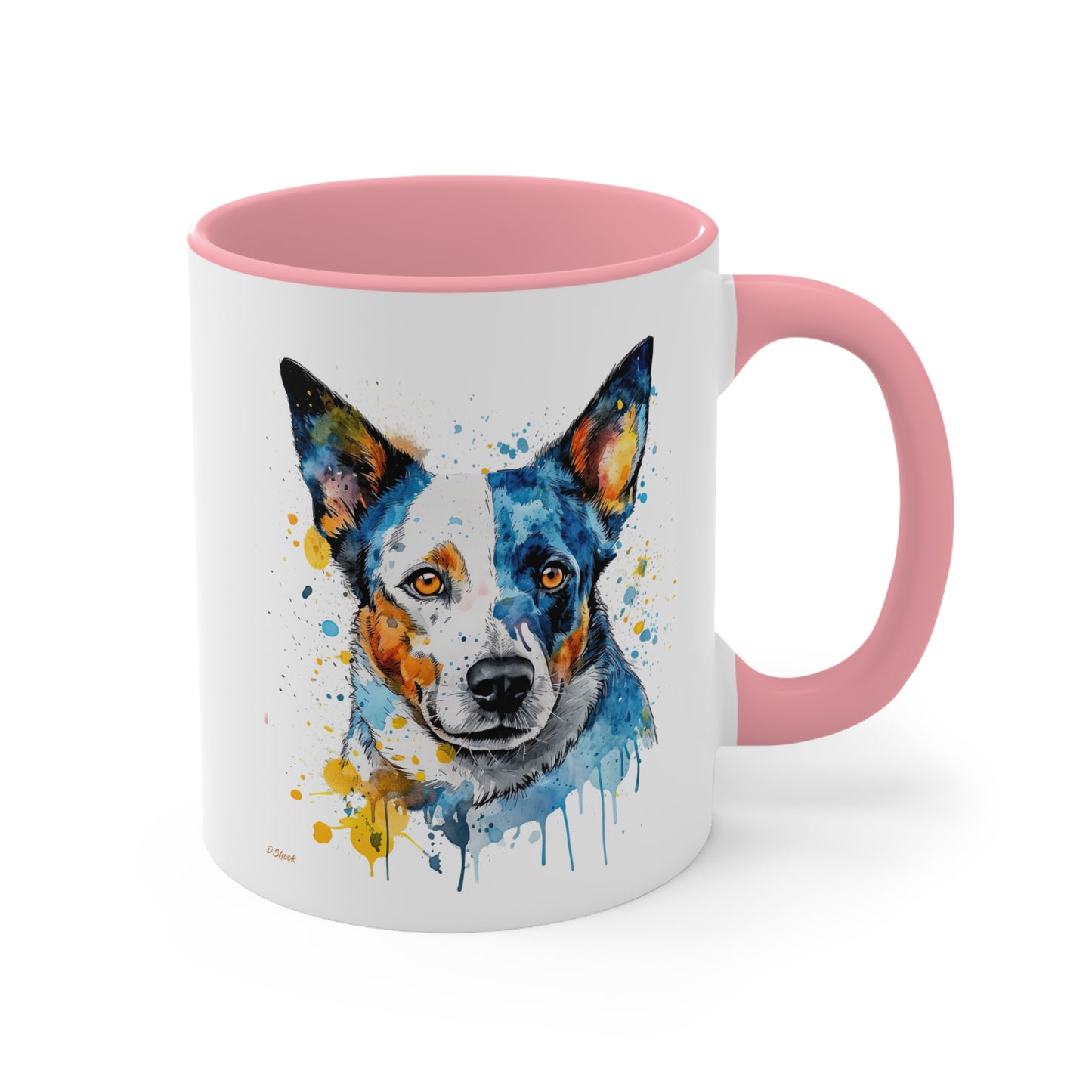 Blue Heeler 2 Accent Mugs