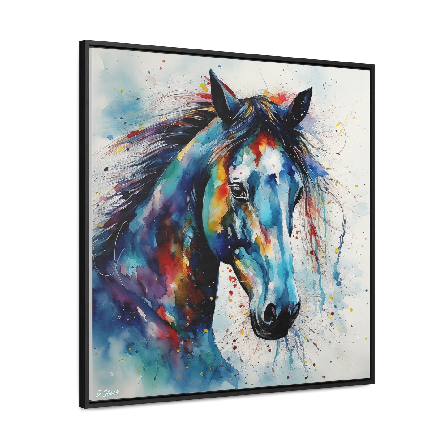 Wild Horse Gallery Canvas Wraps, Square Frame
