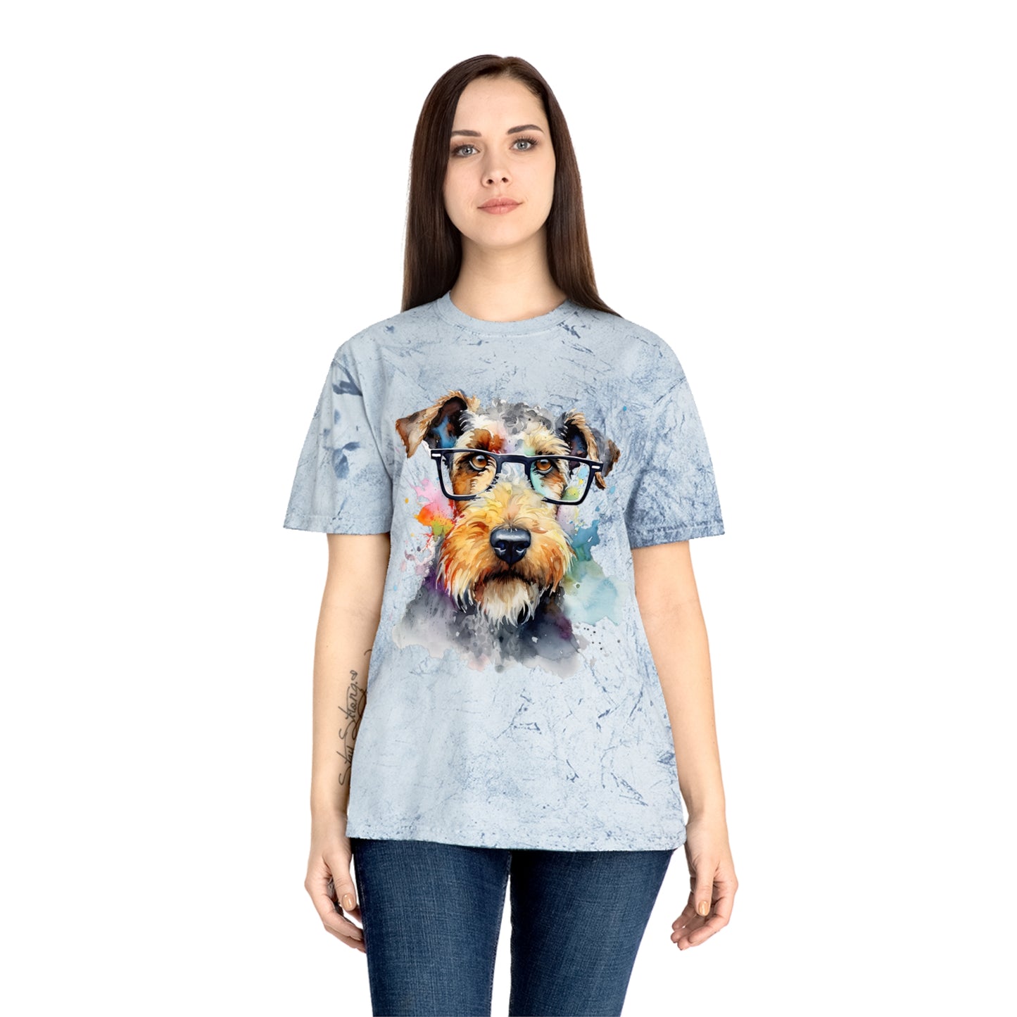 Airedale Terrier 7 Unisex Color Blast T-Shirt