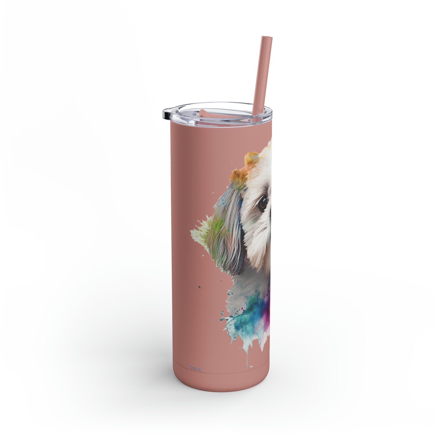 Shih Tzu 6 Maars Maker Skinny Matte Tumbler, 20oz