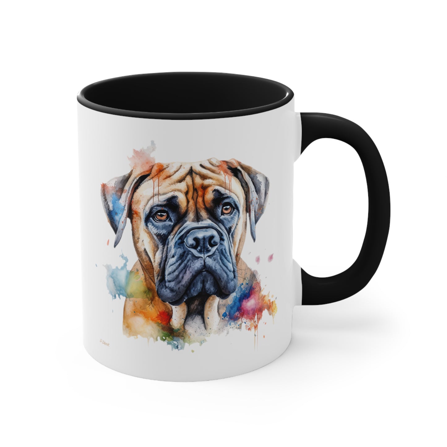 Bullmastiff 2 Accent Mugs