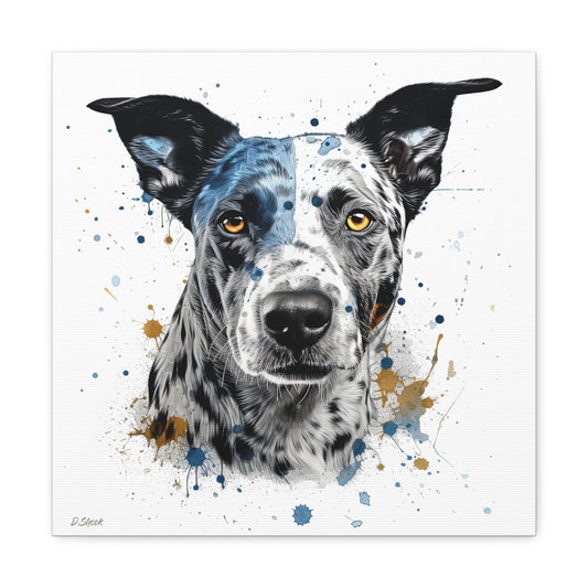 Blue Heeler 4 Canvas Gallery Wraps