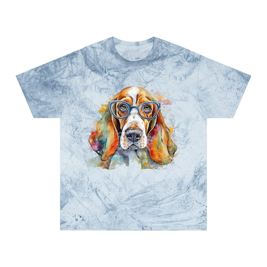 Basset Hound 5 Unisex Color Blast T-Shirt