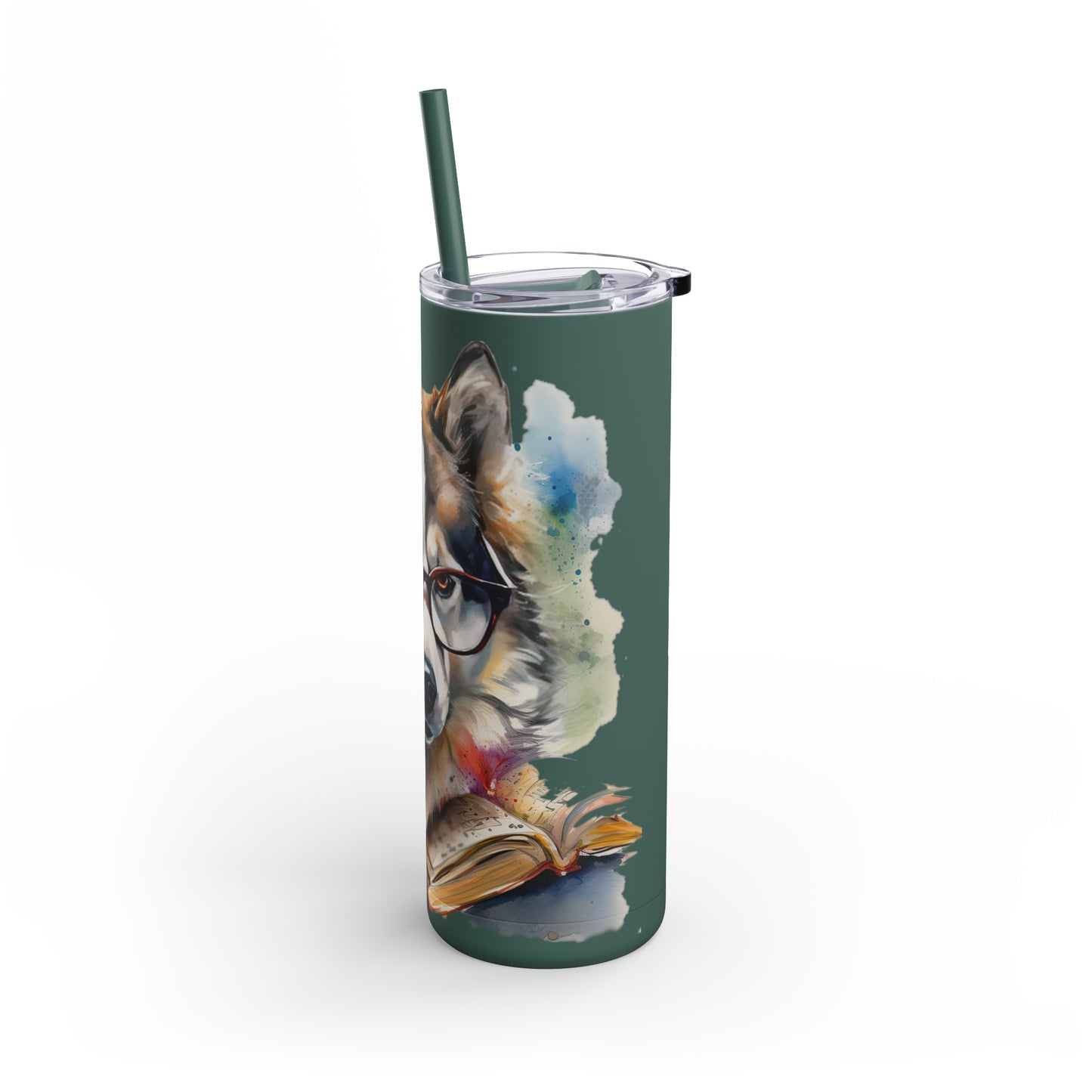 Alaskan Malamute 4 Maars Maker Skinny Matte Tumbler, 20oz