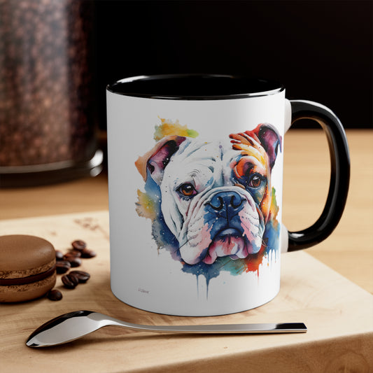 Bulldog 4 Accent Mugs