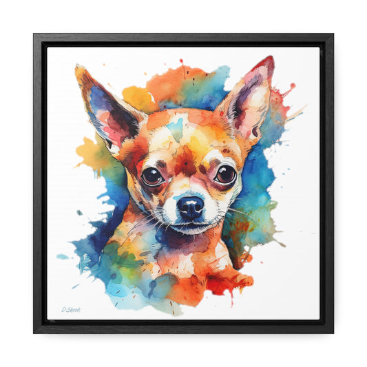 Chihuahua 6 Gallery Canvas Wraps, Square Frame