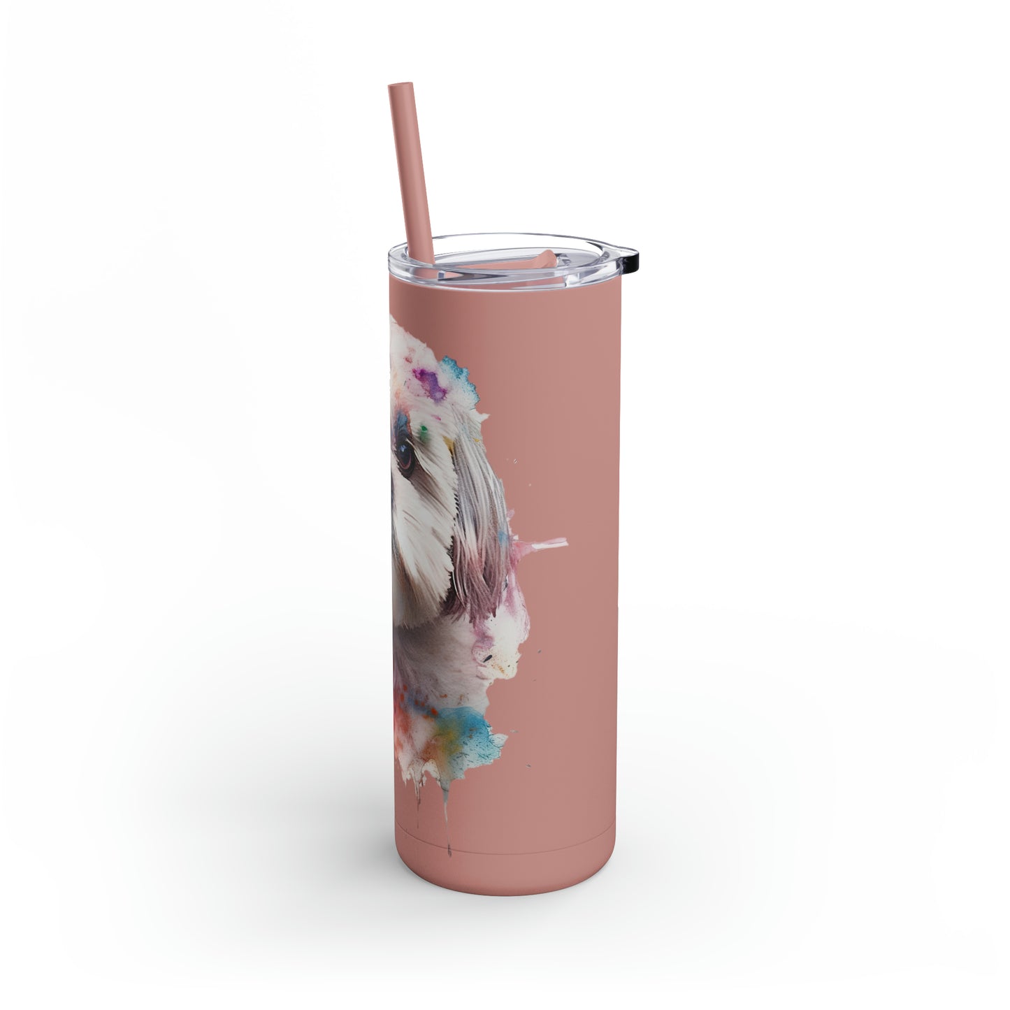 Shih Tzu 6 Maars Maker Skinny Matte Tumbler, 20oz