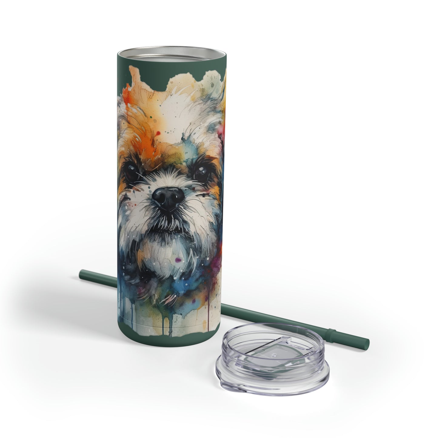 Shih Tzu 3 Maars Maker Skinny Matte Tumbler, 20oz
